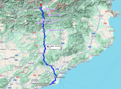 Trasa całego dnia z lotniska do Olopte