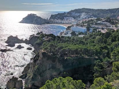 Widok na Tossa de Mar