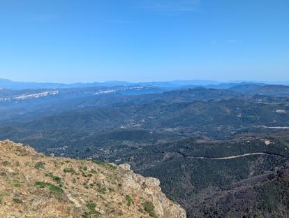 Widok z Matagalls (1697 m)