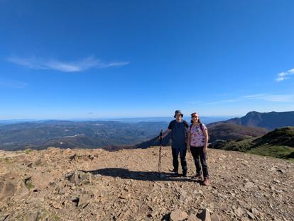 Gosia i ja na szczycie