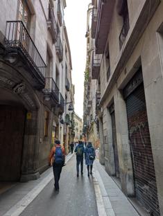 Wąśkie uliczki w centrum